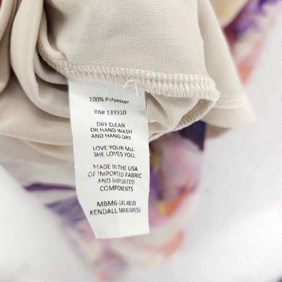 NWT Show Me Your MuMu Kendall Floral Maxi Dress Bridesmaid Size LARGE - Picture 9 of 9